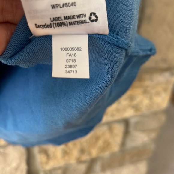 I•N•C International Concepts Pearl Embellished Pullover Sweater, Blue, Size XL - Picture 13 of 16